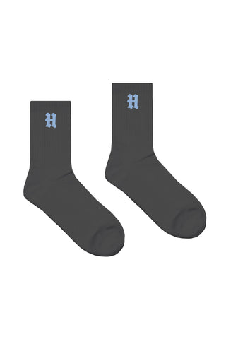 HFR RIB SOCK/OLDE WASHED BLACK