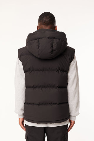 MENS BLOCK DOWN VEST BLACK