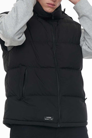 MENS BLOCK DOWN VEST BLACK