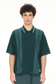 KNIT SHIRT GOLF GREEN