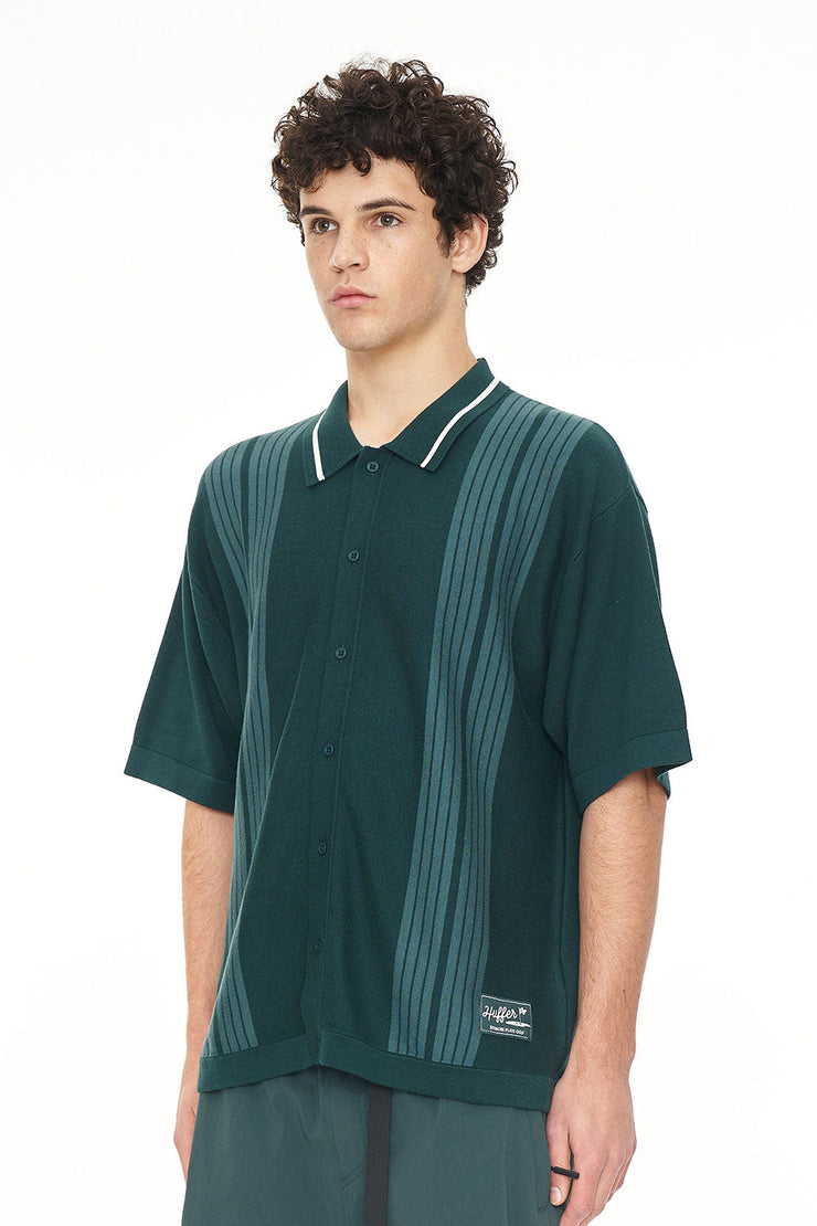 KNIT SHIRT GOLF GREEN