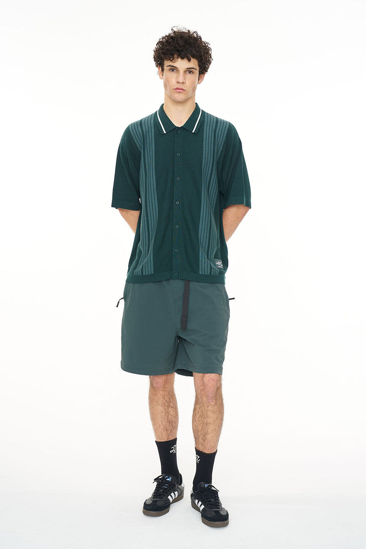 KNIT SHIRT GOLF GREEN