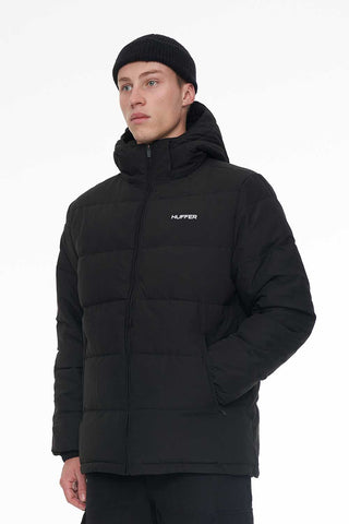 MENS HUFFER PUFFER JKT BLACK