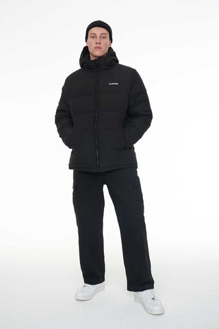 MENS HUFFER PUFFER JKT BLACK