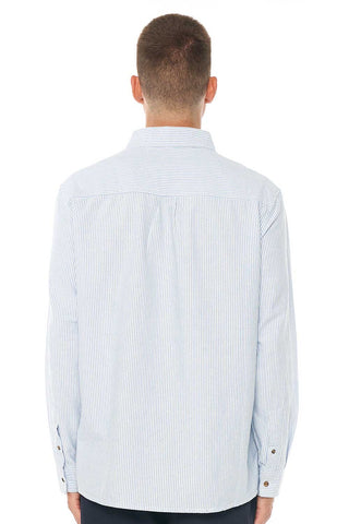 OXFORD LS SHIRT MID BLUE