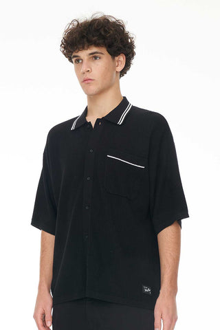 STUDIO KNIT SHIRT BLACK