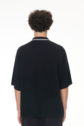 STUDIO KNIT SHIRT BLACK