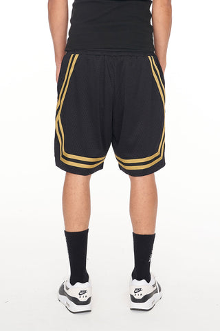 MESH BB SHORT/PILLAR BLACK/GOLD