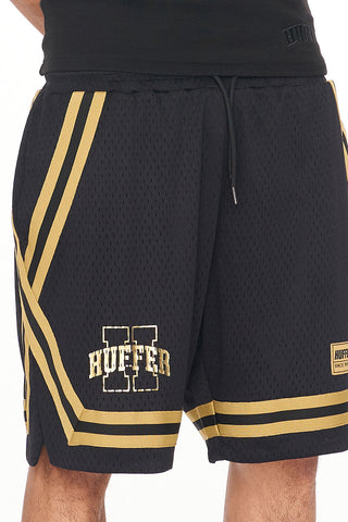 MESH BB SHORT/PILLAR BLACK/GOLD