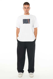 BLOCK TEE 220/CENTRE WHITE