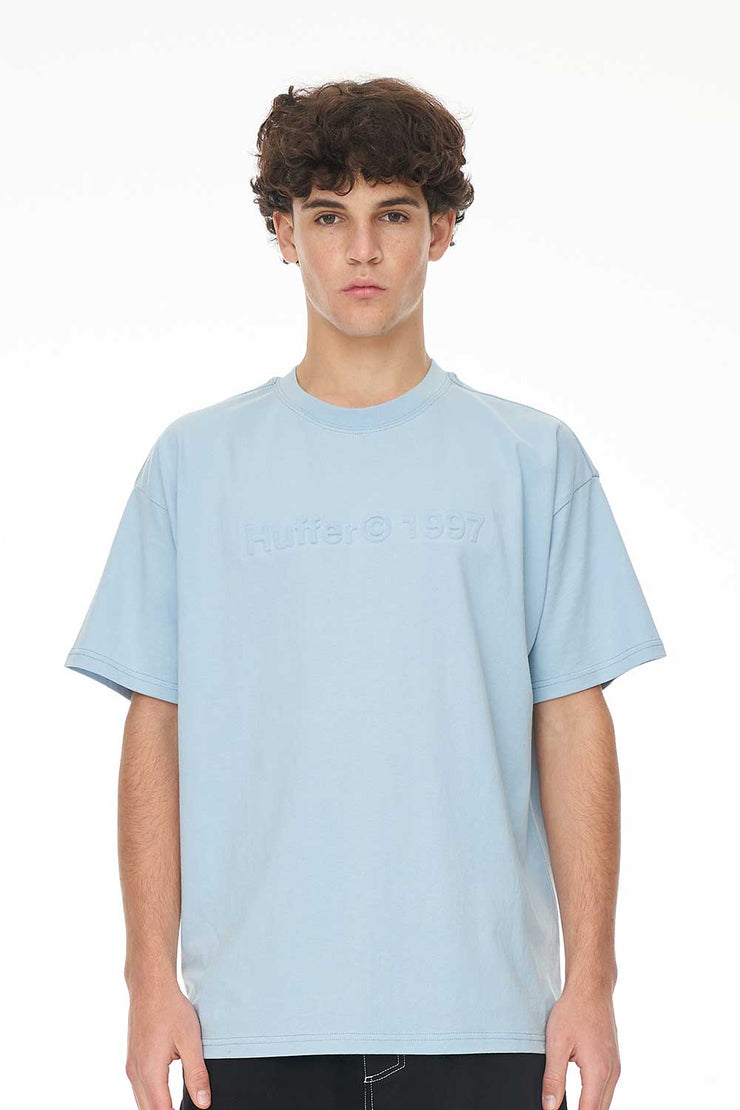 BLOCK TEE 220/COPYWRITE Y2K BLUE