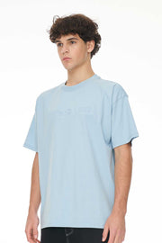 BLOCK TEE 220/COPYWRITE Y2K BLUE