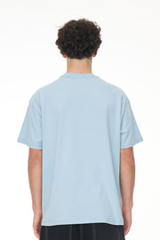 BLOCK TEE 220/COPYWRITE Y2K BLUE