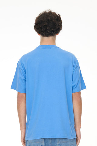 BLOCK TEE 220/BOX OUT SHORE BLUE