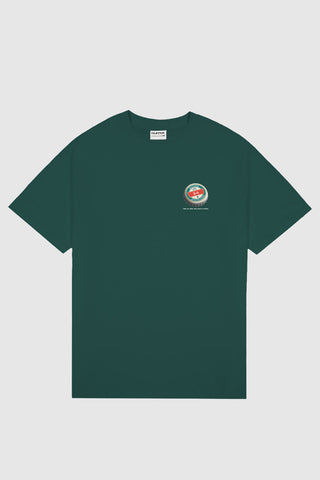 BLOCK TEE 220/CAPPED EMERALD