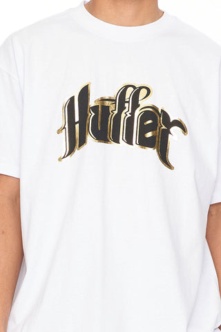 BLOCK TEE 220/THE DON WHITE/GOLD