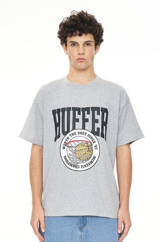 BLOCK TEE 220/WORTHY GREY MARLE