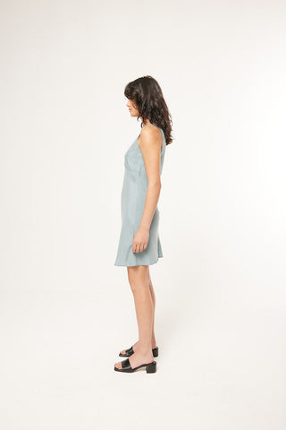 DRIFT SHIFT DRESS AQUA