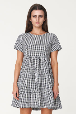 HARPER MILLY DRESS BLACK/CHALK