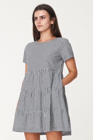 HARPER MILLY DRESS BLACK/CHALK