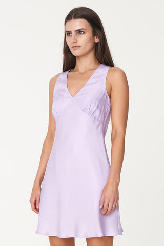 MISA SHIFT DRESS HYACINTH