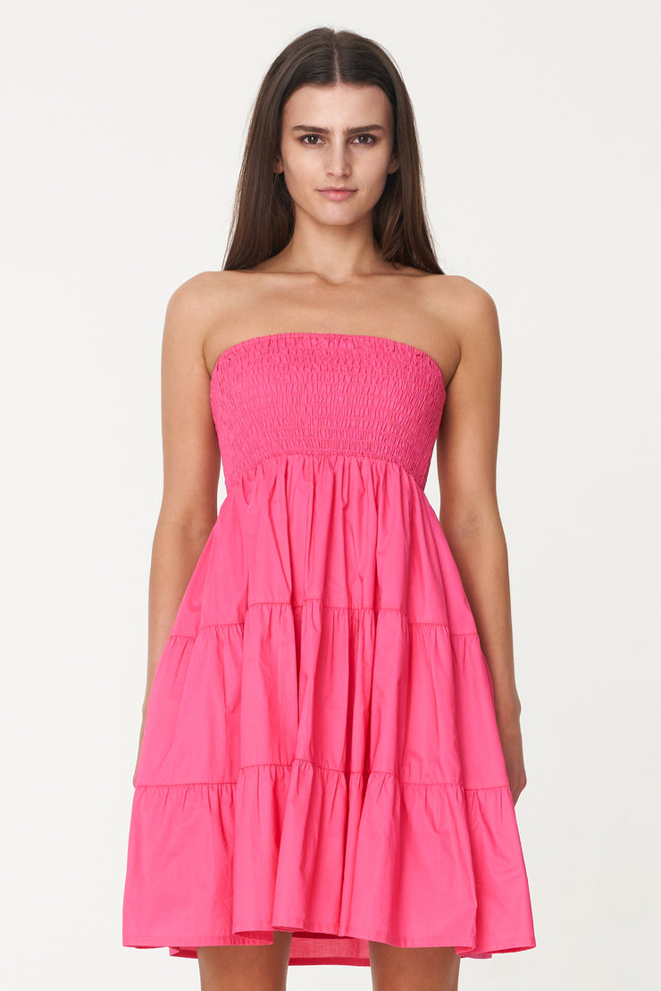 PHOEBE TIERED DRESS CRUSH