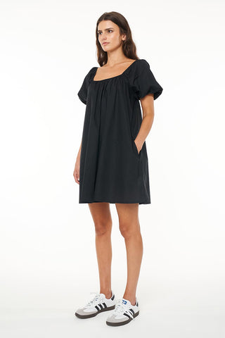 DAWN AIRY MINIDRESS BLACK