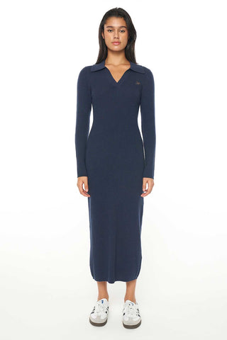 ALEXIA KNIT DRESS NAVY