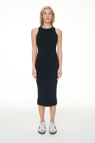 ROGUE RIB DRESS BLACK