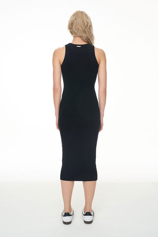 ROGUE RIB DRESS BLACK