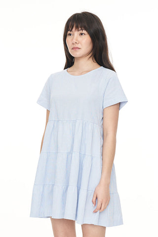 CRUISE MILLY DRESS BLUE HAZE/CHALK