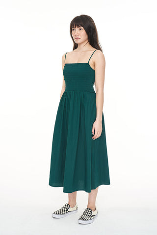 CRUISE LOU MIDI DRESS JEWEL GREEN