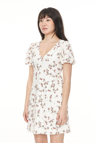 LALISA CLEO MINI DRESS MULTI FLORAL