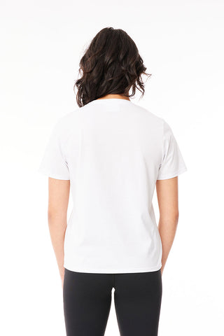 WMNS TECH TEE/SOUTHERN ALPS WHITE