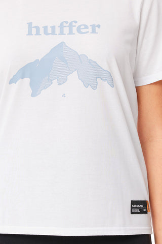 WMNS TECH TEE/SOUTHERN ALPS WHITE