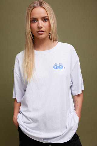 WMNS XXL TEE/LIVELY WHITE