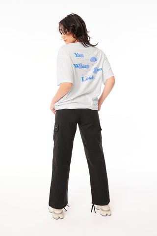 WMNS XXL TEE/LIVELY WHITE