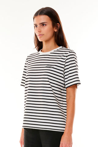 WMNS OUI OUI CLASSIC TEE BLACK/CHALK