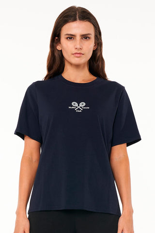 WMNS CLASSIC TEE/SERVE UP NAVY