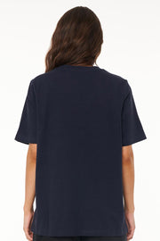 RELAX TEE 220/TRIANGLE NAVY