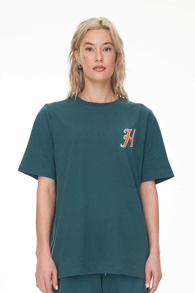 RELAX TEE/DIAMOND FIELD GREEN