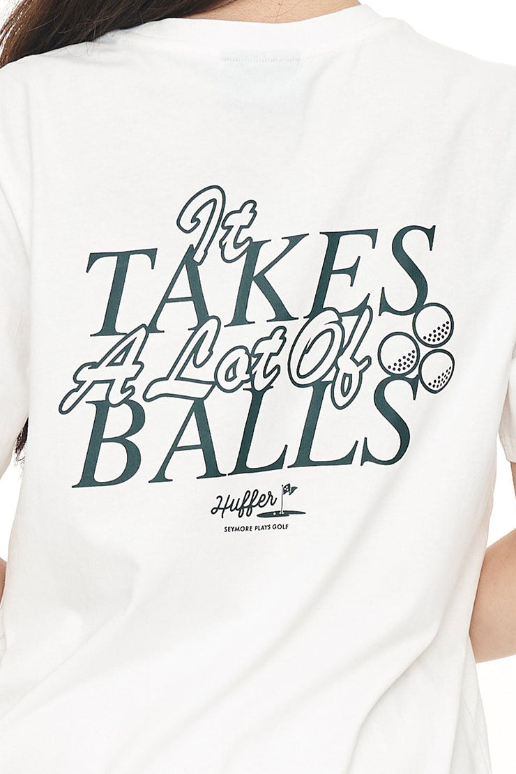 CLASSIC TEE 170/BALLSY CHALK