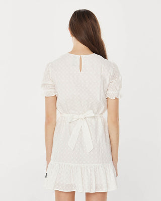 HOLIDAY DAHLIA DRESS WHITE