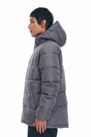 MENS HUFFER PUFFER JKT HRGBONE GREY