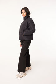 WMNS TRACK PUFFER JKT BLACK